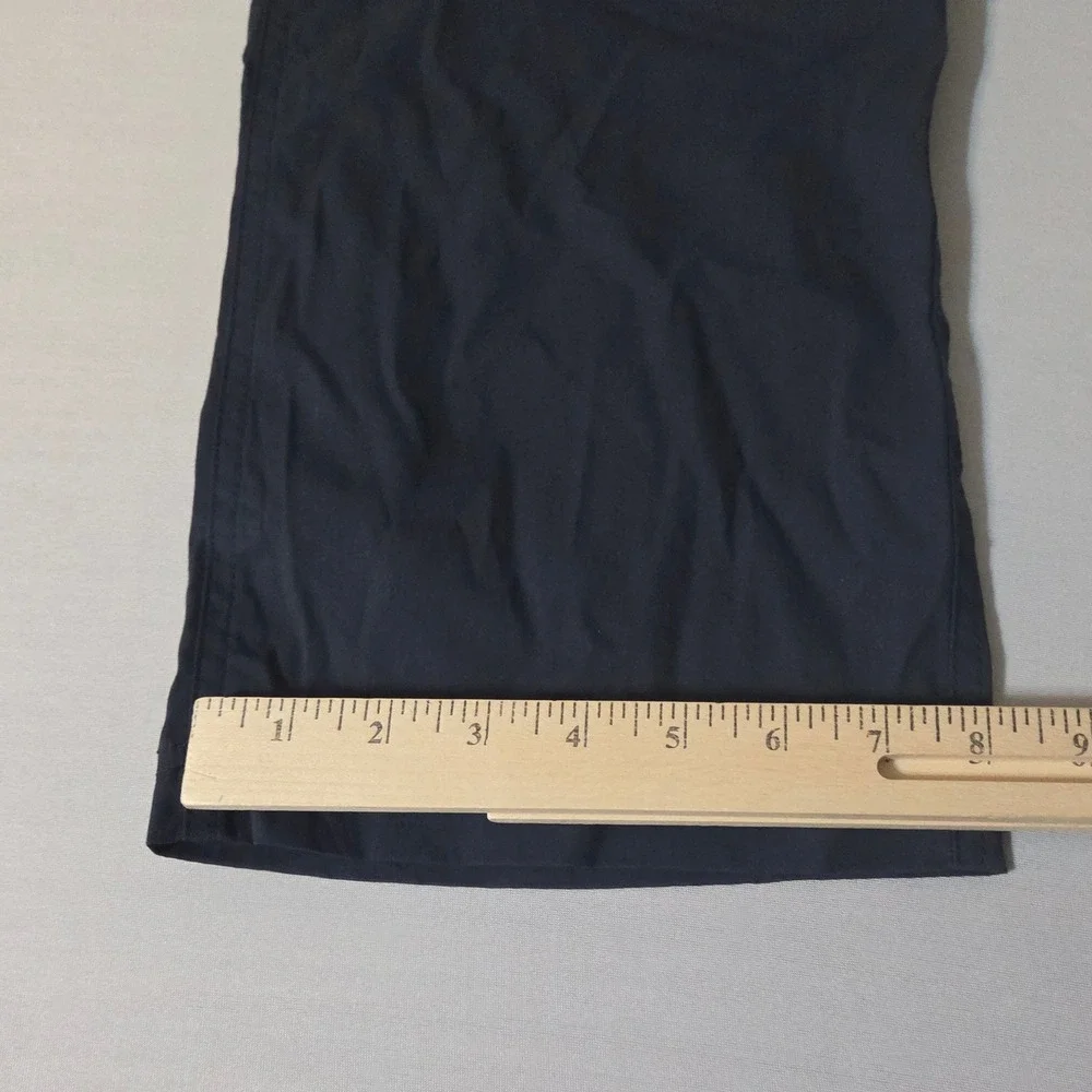 BC Clothing Cargo Convertible Pants Men M x 30 Navy Blue Stretch Belted Hiking